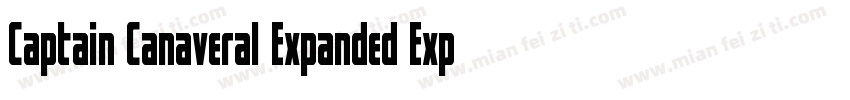 Captain Canaveral Expanded Expanded字体转换